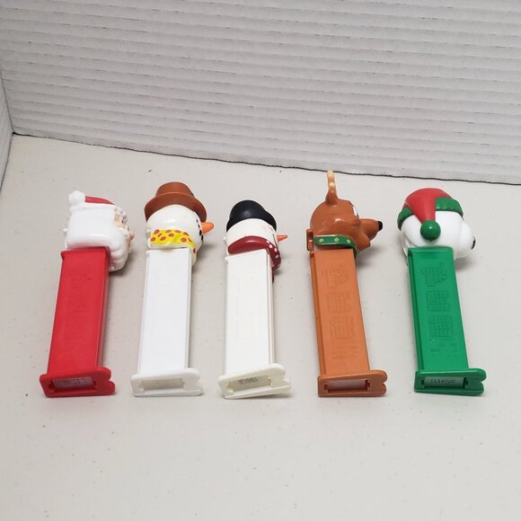 Pez Dispensers Christmas Set of 5 (Snowman, Santa, Reindeer, Polar Bear) - Picture 7 of 7